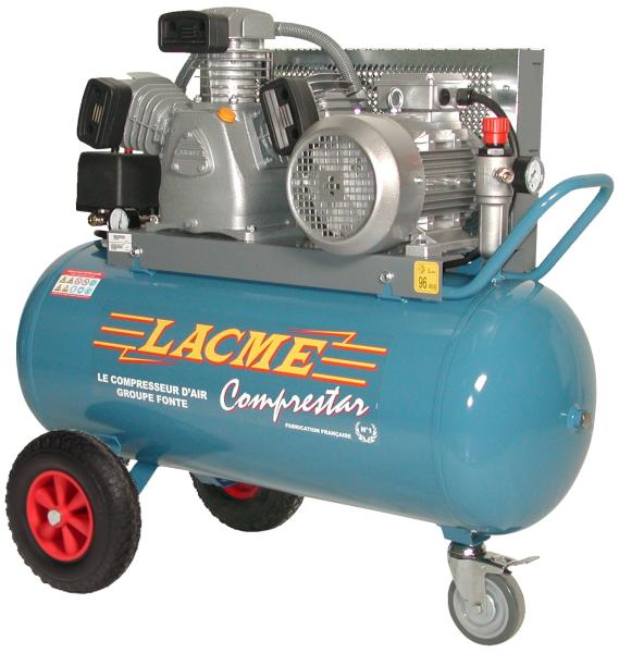 Compresseur 100 litres Lacmé : COMPRESTAR 35W100T