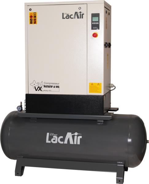 Compresseur à vis LACAIR - VX 5,5/270 LT - 30,6 M³/H - 10 BAR